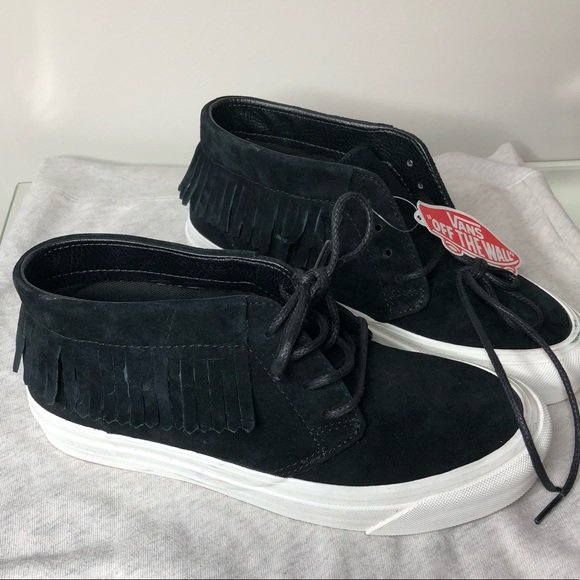 vans fringe high tops